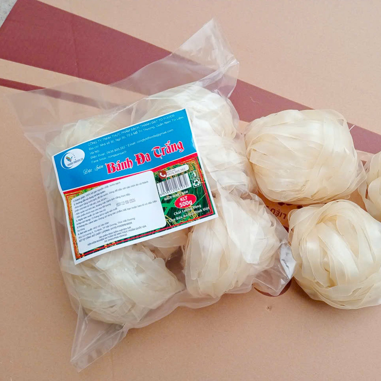 Hình ảnh Bánh đa trăng – Nông sản Việt Nam